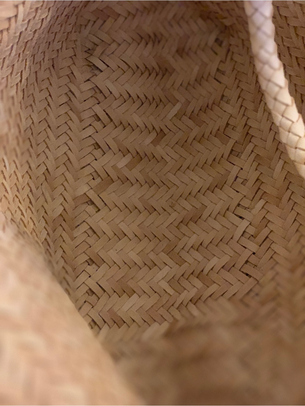 Dragon Diffusion Woven Tote Bag in Cream 8822 - Picture 4 of 12